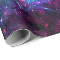 Purple Space Galaxy Cosmic Spacey Teal Pink Sky