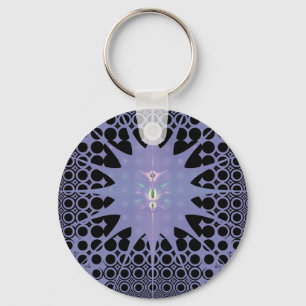Purple Space Key Ring