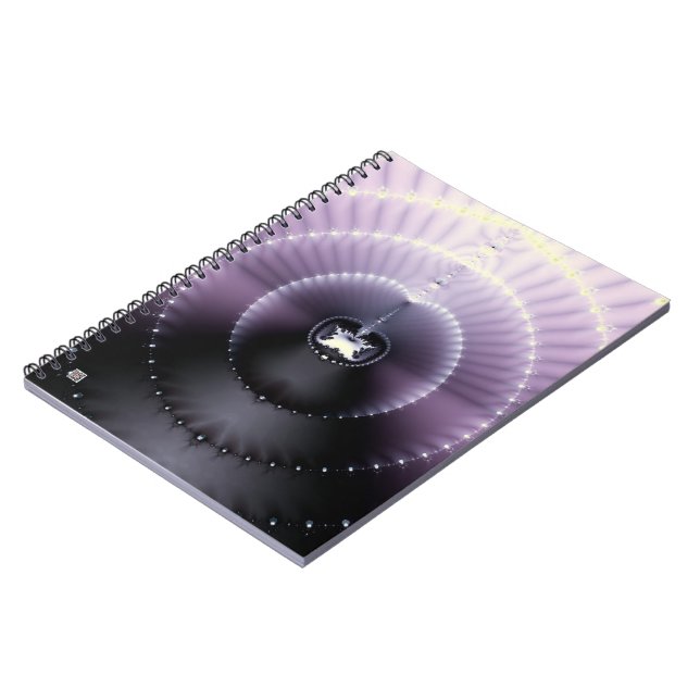 Purple Space Notebook (Left Side)