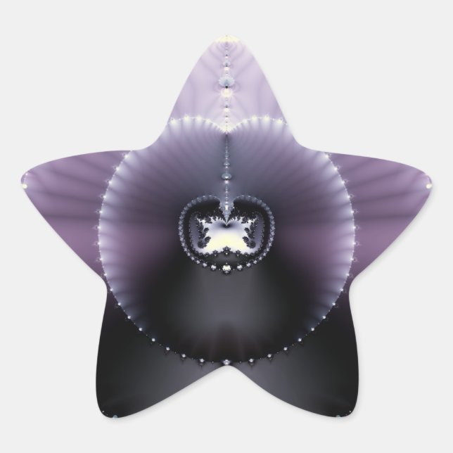 Purple Space Star Sticker (Front)