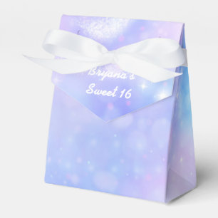 Purple Spacey Lights Birthday Party Favour Boxes