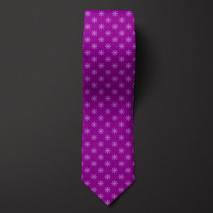 Purple Spark Plug Mechanic's Tie