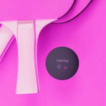 Purple Sparkle Glitter Effect Custom Ping Pong