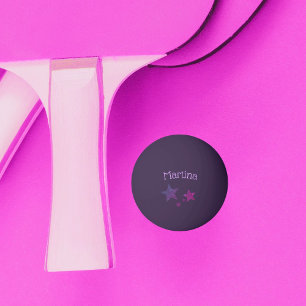 Purple Sparkle Glitter Effect Custom Ping Pong Ping Pong Ball