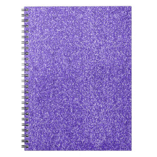 Purple Sparkle Glitter         Notebook