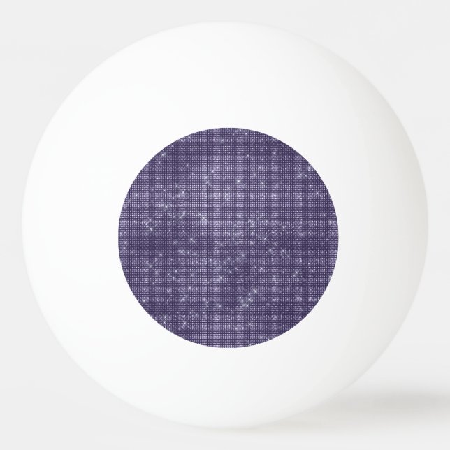 Purple Sparkle Ping Pong Ball (Front)
