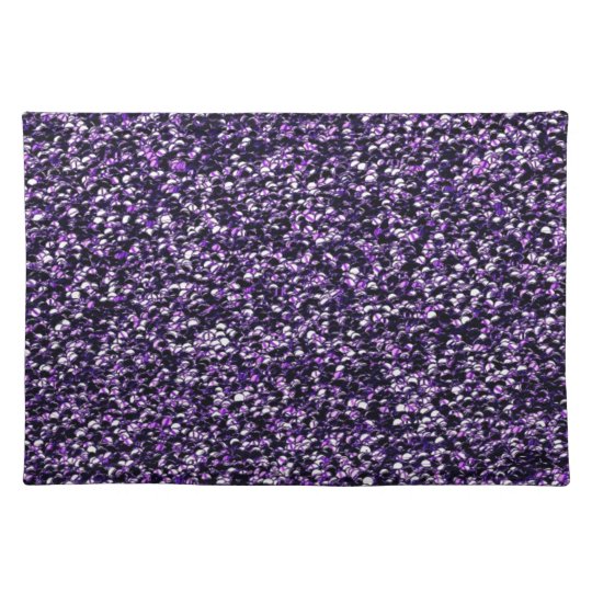 Purple Sparkle Placemat Zazzle.co.uk