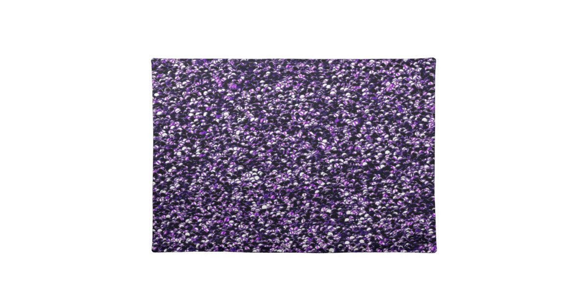Purple Sparkle Placemat Zazzle