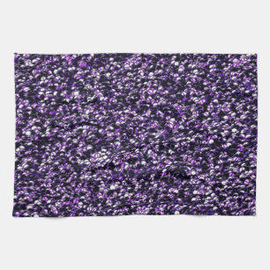 Purple Sparkle Tea Towel