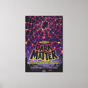 Purple Spider Web Universe Canvas Print