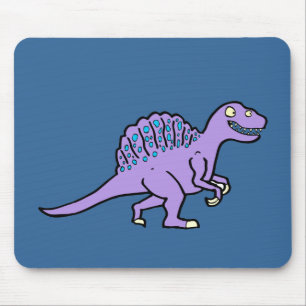 Purple Spinosaurus Mouse Mat