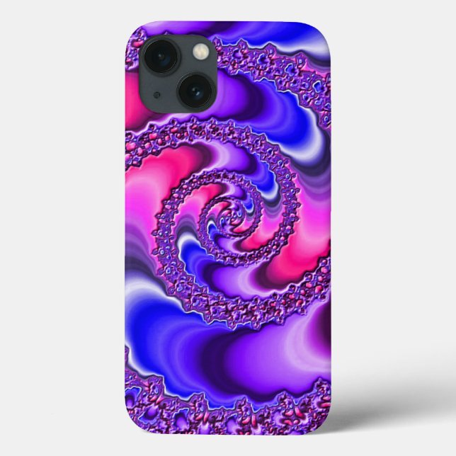 Purple Spiral Case-Mate iPhone Case (Back)