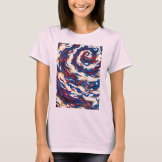 Purple Spiral Galaxy T-Shirt