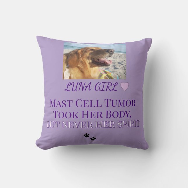 Purple Spirit Mast Cell Tribute Cushion (Front)