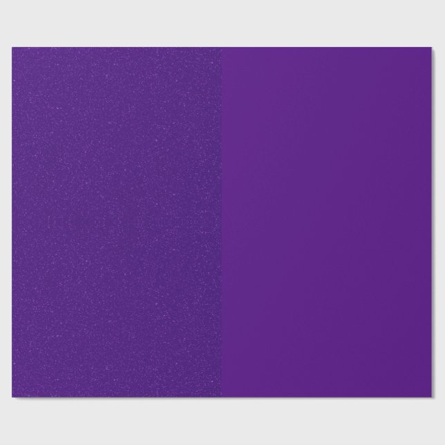 Purple Split Glitter & Matte Gift Wrap – Customise (Flat)
