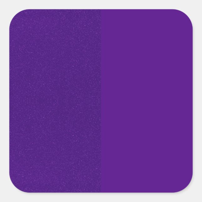 Purple Split-Texture Custom Sticker (Front)