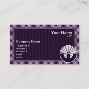 Purple Sport Shooting Business Card