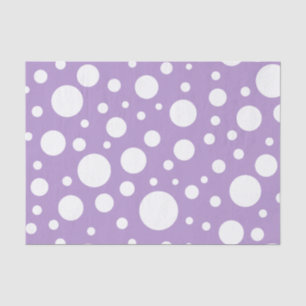 Purple Spots Tissue Paper