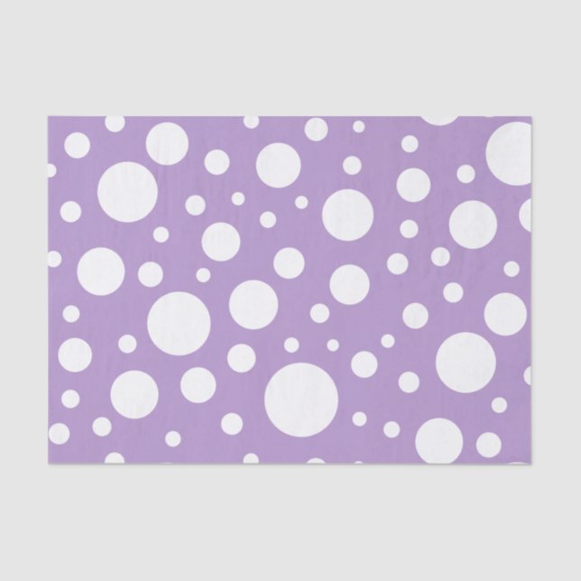 Purple Spots Tissue Paper (Front)