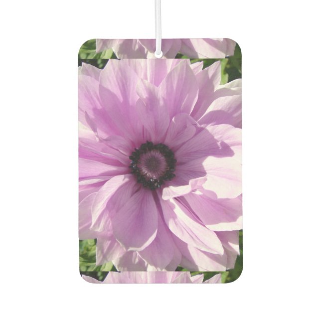 Purple Spring Flower floral Car Air Freshener (Front)