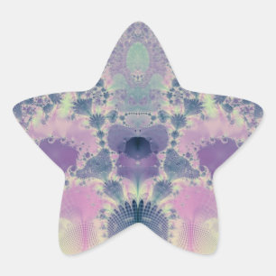 Purple Spring Star Sticker