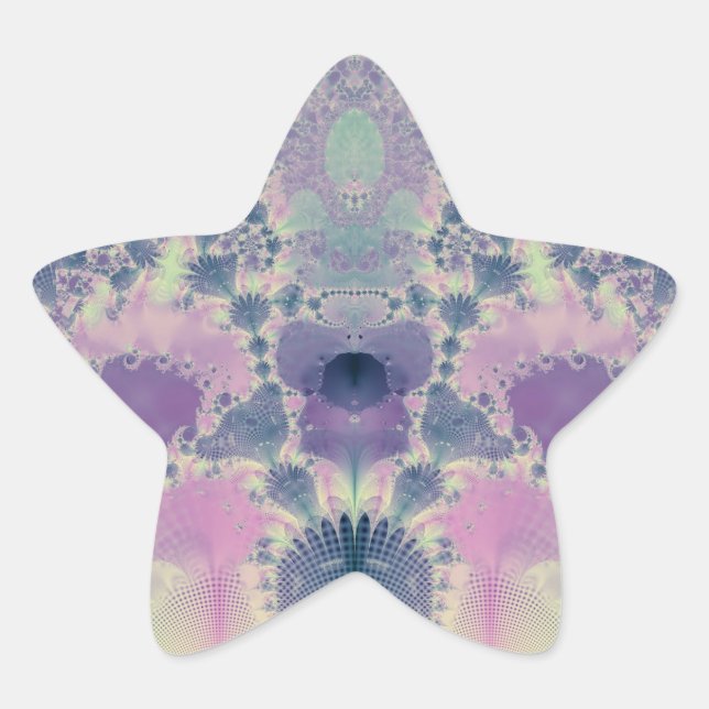 Purple Spring Star Sticker (Front)