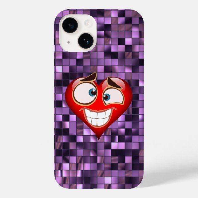 Purple square Case-Mate iPhone case (Back)