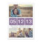 Purple Squared Photo  Save The Date Invites