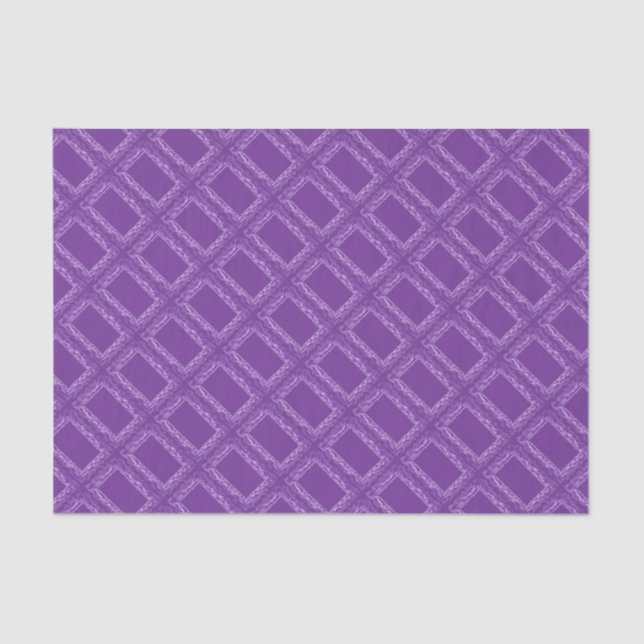 Purple Squares Tissue Paper (Front)