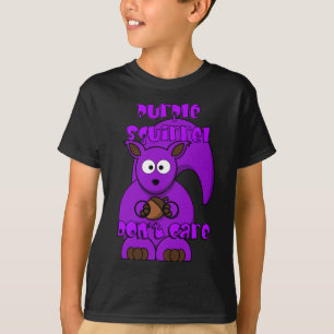 Purple Squirrel Don't Care T-Shirt