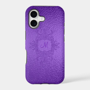 Purple Stained Glass Look-Custom Monogram