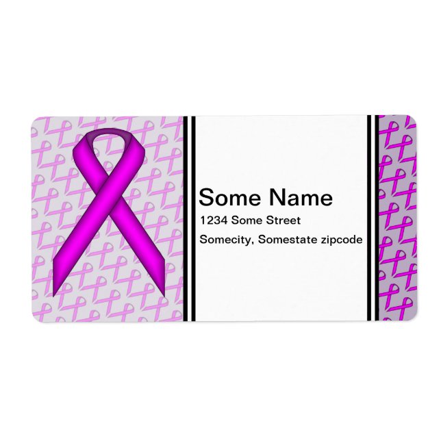 Purple Standard Ribbon by Kenneth Yoncich (Front)