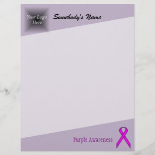 Purple Standard Ribbon by Kenneth Yoncich