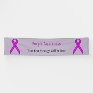 Purple Standard Ribbon by Kenneth Yoncich Banner