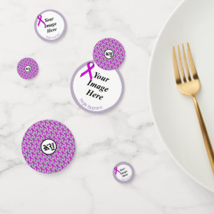 Purple Standard Ribbon by Kenneth Yoncich Confetti