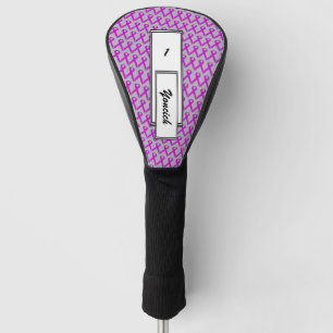 Purple Standard Ribbon by Kenneth Yoncich Golf Head Cover