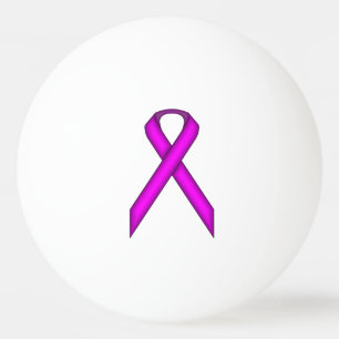 Purple Standard Ribbon by Kenneth Yoncich Ping Pong Ball