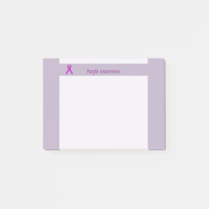Purple Standard Ribbon by Kenneth Yoncich Post-it Notes