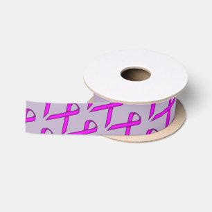 Purple Standard Ribbon by Kenneth Yoncich Satin Ribbon