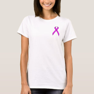 Purple Standard Ribbon by Kenneth Yoncich T-Shirt