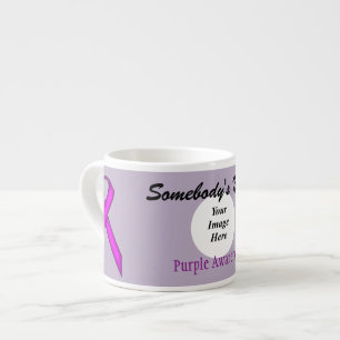 Purple Standard Ribbon Template by Kenneth Yoncich Espresso Cup