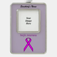Purple Standard Ribbon Template (V-O)