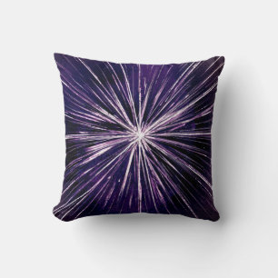 Purple Star Cushion