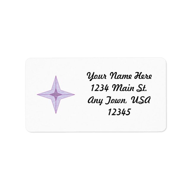 Purple Star Label (Front)