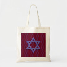 Purple Star of David Seamless
