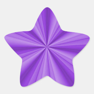 Purple Star Optical Illusion Star Sticker