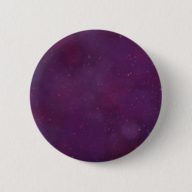 Purple star sky 6 cm round badge (Front)