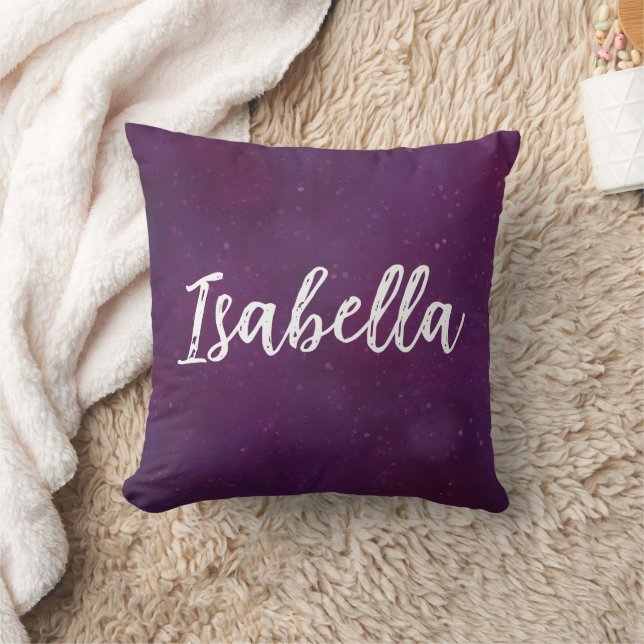 Purple star sky cushion (Blanket)