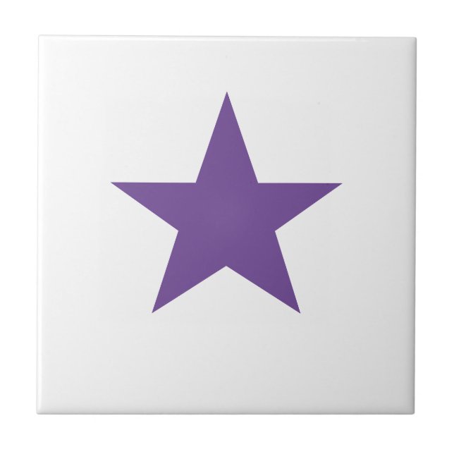 Purple Star Tile (Front)