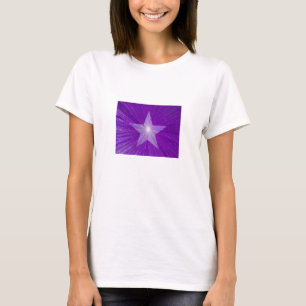 Purple Star women's t-shirt white